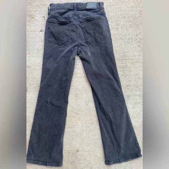 Madewell Charcoal Flare & Wide Leg Jeans - Picture 7 of 7